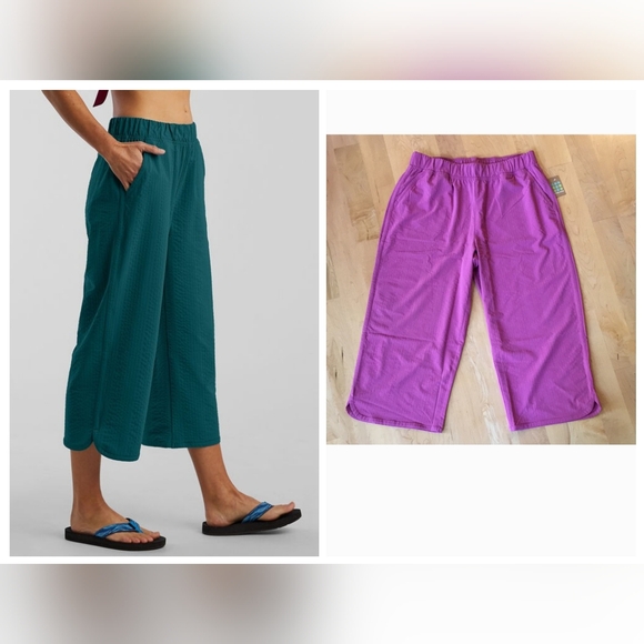 Title nine Pants - TITLE NINE | Slaycation 2.0 Cropped Pants - Textured Pink Spine